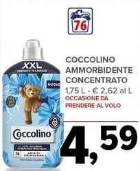 Todis Coccolino ammorbidente concentrato offerta