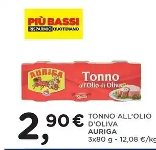 Auriga tonno all olio d'oliva