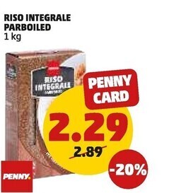 PENNY Penny riso integrale parboiled offerta