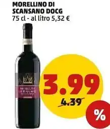 PENNY Morellino di scansano docg offerta