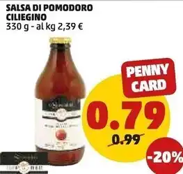 PENNY Penny salsa di pomodoro ciliegino offerta