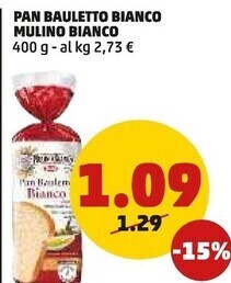 PENNY Mulino bianco pan bauletto bianco offerta
