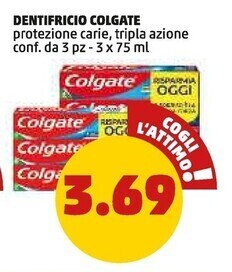 PENNY Colgate dentifricio offerta