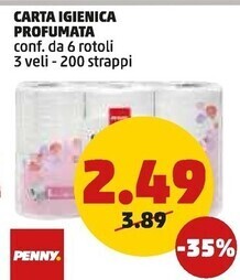 PENNY Penny carta igienica profumata offerta