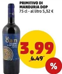 PENNY La curte primitivo di manduria dop offerta