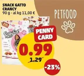 Crancy snack gatto