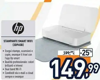 Unieuro HP Stampante Smart Wifi offerta