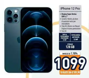 Unieuro Apple Iphone 12 Pro offerta
