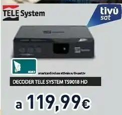 Telesystem Decoder Tele System TS9018 HD