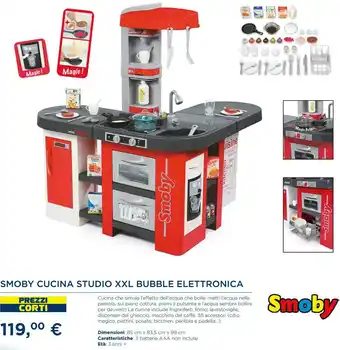 Smoby Cucina Studio Xxl Bubble Elettronica