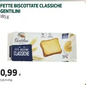 Coop Gentilini Fette biscottate offerta
