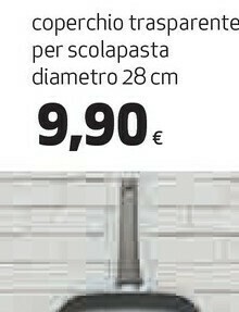 Coop Coperchio Transaparente Per Scolapasta