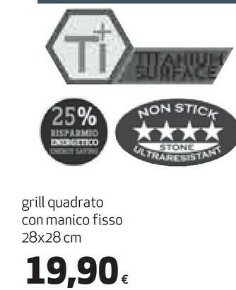 Coop Coop Grill Quaderno Con Manico Fisso offerta