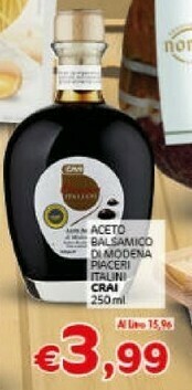 Crai Aceto balsamico offerta