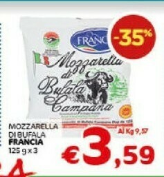 Crai Mozzarella di bufala offerta