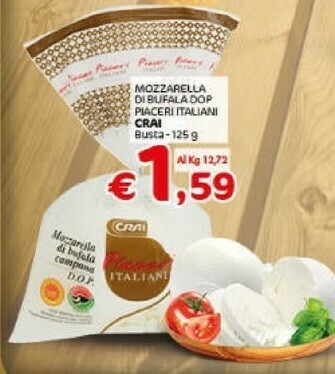 Crai Mozzarella di bufala offerta
