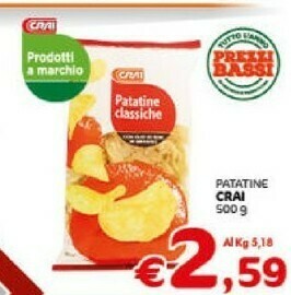 Crai Patatine fritte offerta