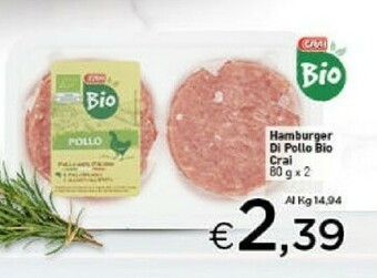 Crai Hamburger offerta