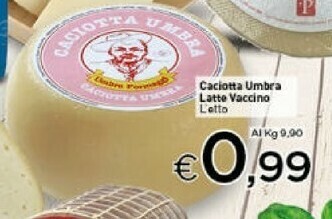 Crai Umbra Caciotta offerta