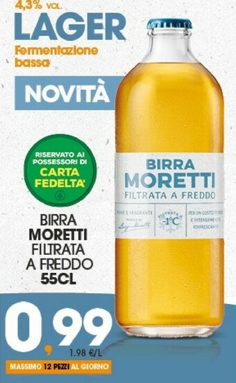 Despar Moretti Birra offerta