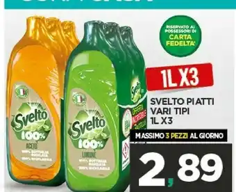 Interspar Svelto Detersivo piatti offerta