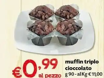 Pam Muffin Triplo Cioccolato offerta