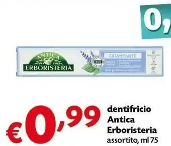 Pam Antica Erboristeria Dentifricio offerta