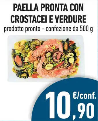 Spazio Conad PAELLA PRONTA CON CROSTACEI E VERDURE 500 g offerta