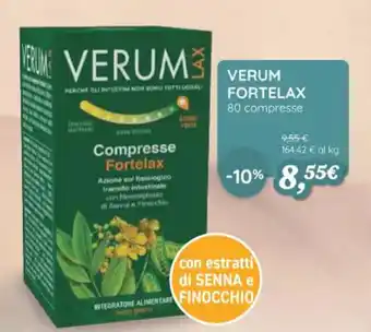 Coop VERUM FORTELAX 80 compresse offerta