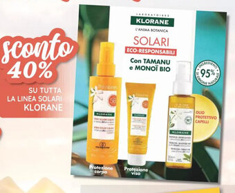 Coop SU TUTTA LA LINEA SOLARI KLORANE offerta