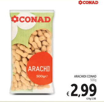 Spazio Conad ARACHIDI CONAD 500g offerta
