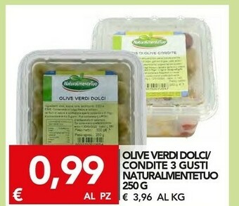 TuoDi Naturalmentetuo Olive Verdi Dolci/ Condite 3 Gusti offerta