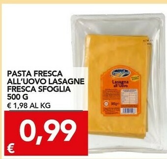 TuoDi Pasta Fresca All'uovo Lasagne Fresca Sfoglia offerta