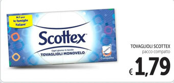Spazio Conad TOVAGLIOLI SCOTTEX pacco compatto offerta