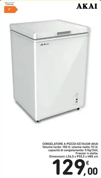 CONGELATORE A POZZO ICE104SW AKAI
