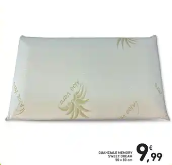 Spazio Conad GUANCIALE MEMORY SWEET DREAM 50 x 80 cm offerta