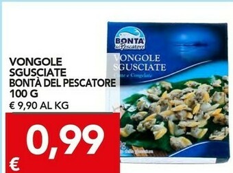 TuoDi Bontà del pescatore Vongole Sgusciate offerta