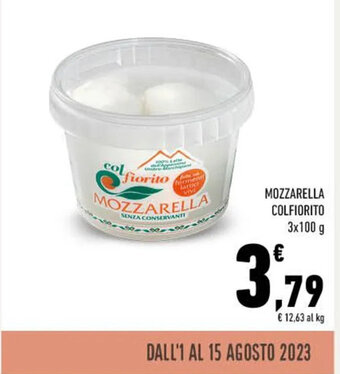 Conad MOZZARELLA COLFIORITO 3x100 g offerta
