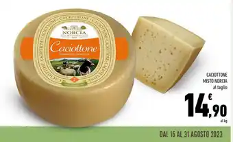 Conad CACIOTTONE MISTO NORCIA offerta