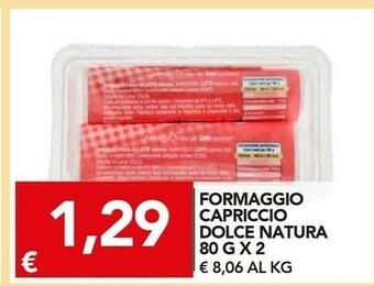 TuoDi Dolce natura Formaggio Capriccio offerta