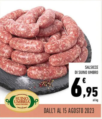 Conad SALSICCE DI SUINO UMBRO offerta