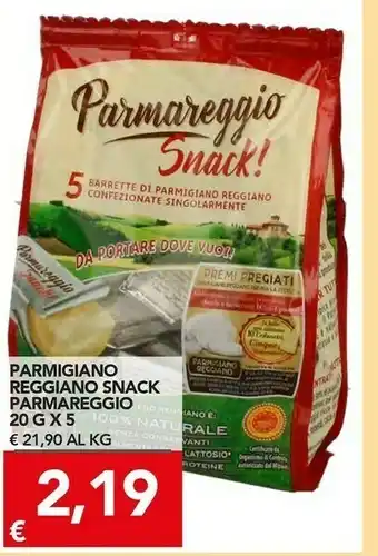 TuoDi Parmareggio Parmigiano Reggiano Snack offerta