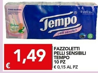 TuoDi Tempo Pelli Sensibili 10pz offerta