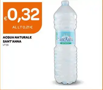 Ekom ACQUA NATURALE SANT'ANNA LT 1,5 offerta