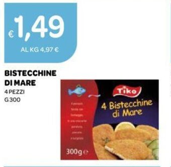 Ekom BISTECCHINE DI MARE 4 PEZZI G 300 offerta