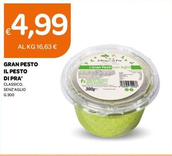 Ekom GRAN PESTO IL PESTO DI PRA' CLASSICO, SENZ'AGLIO G 300 offerta