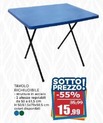 Happy Casa TAVOLO RICHIUDIBILE offerta