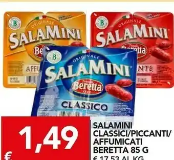 TuoDi Beretta Salamini Classici offerta
