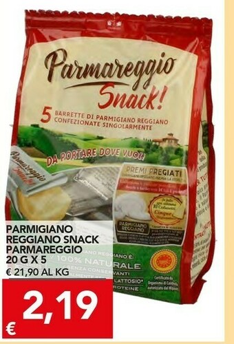 TuoDi Parmareggio Parmigiano Reggiano Snack offerta