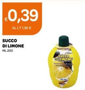 SUCCO DI LIMONE ML 200